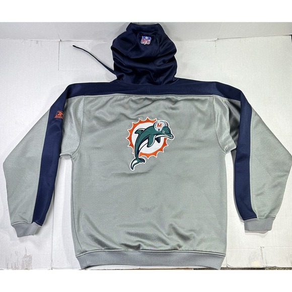 Reebok Other - Reebok Miami Dolphins Hooded Sweatshirt Mens M NFL Team Apparel Pullover Hoodie